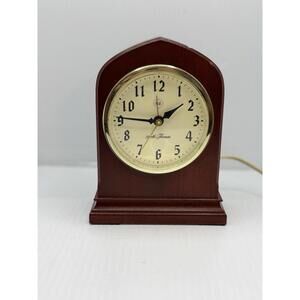 Antique Seth Thomas Desk Clock Plug In Cardinal Dial Model #6801